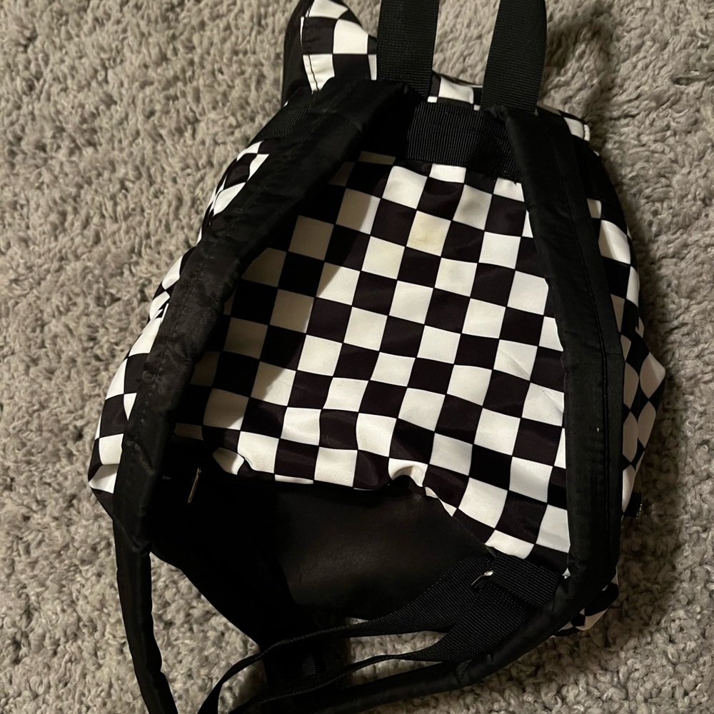 Mini checkerboard backpack - Picture 3 of 4